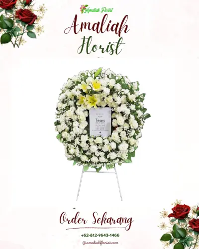 Krans Bunga Duka Cita di Kambangan
